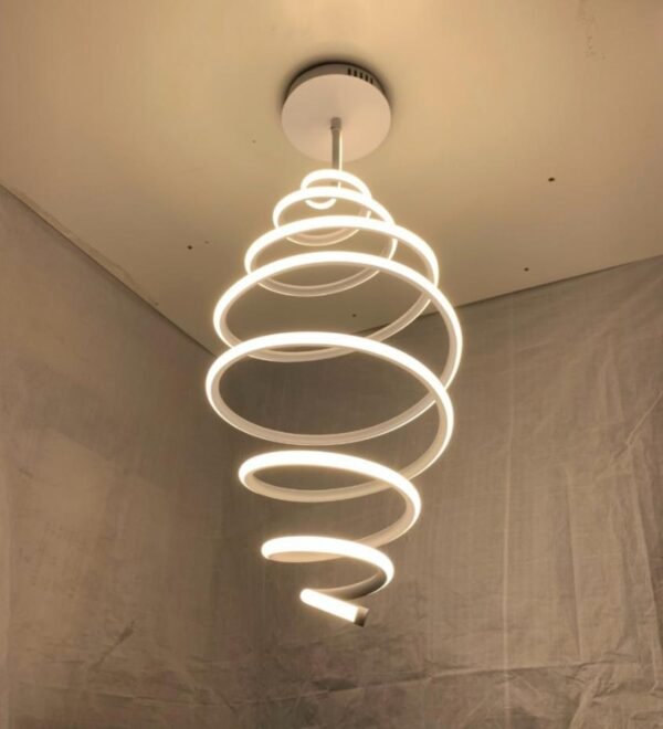 Spiral Hanging Light for living area