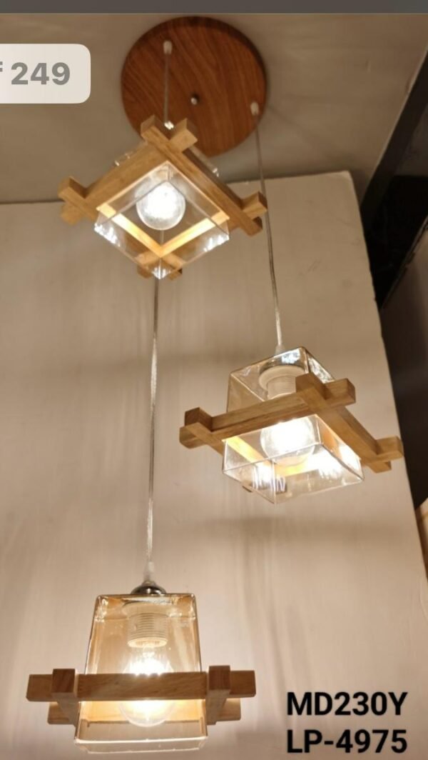 Hanging light for living space