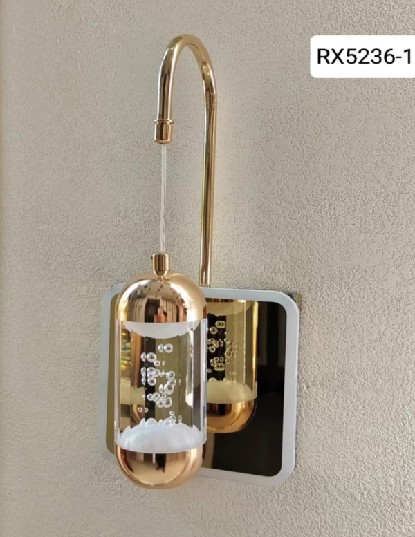 Radiant wall lamp for living area